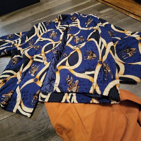 Vintage Custom Made Quilted Jacket and Corduroy Skirt - Picture 2 of 10